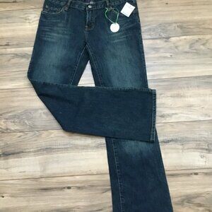 BEBE Women's Sophie Bootcut Jeans Denim Low Rise Pre Washed Cotton Blue 31